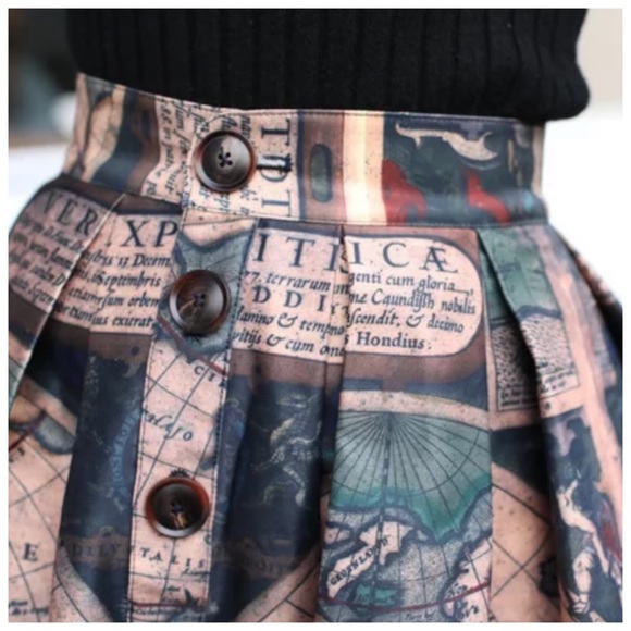 🌸 The LYNDAN Globe Midi Skirt - Picture 3 of 4